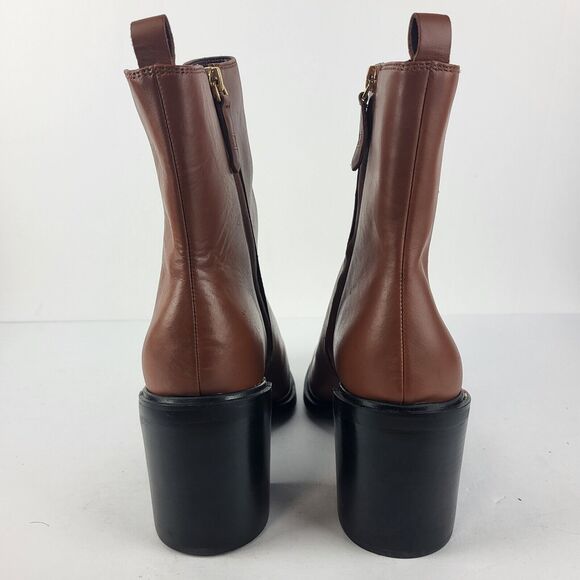 Sarto Franco Sarto Womens Paula Brown Chelsea Ankle Boots Size 10 M - Picture 8 of 16